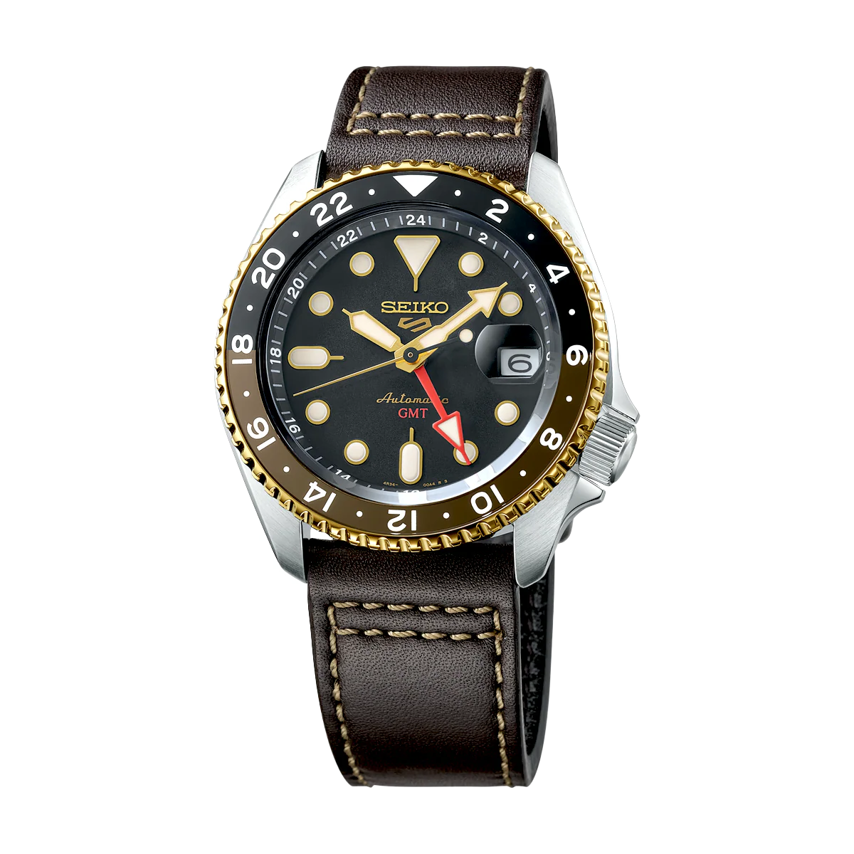 Seiko 5 Sports SKX GMT in Mocha - SSK036K1