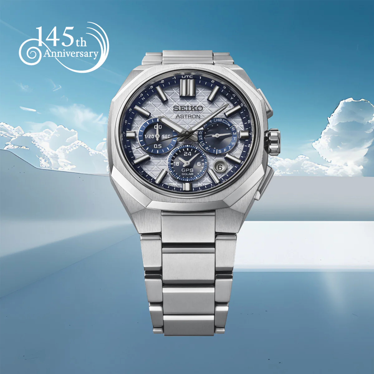 Seiko 145th Anniversary Blue Theme – Titanium Astron - HAB004J1 - Image 2