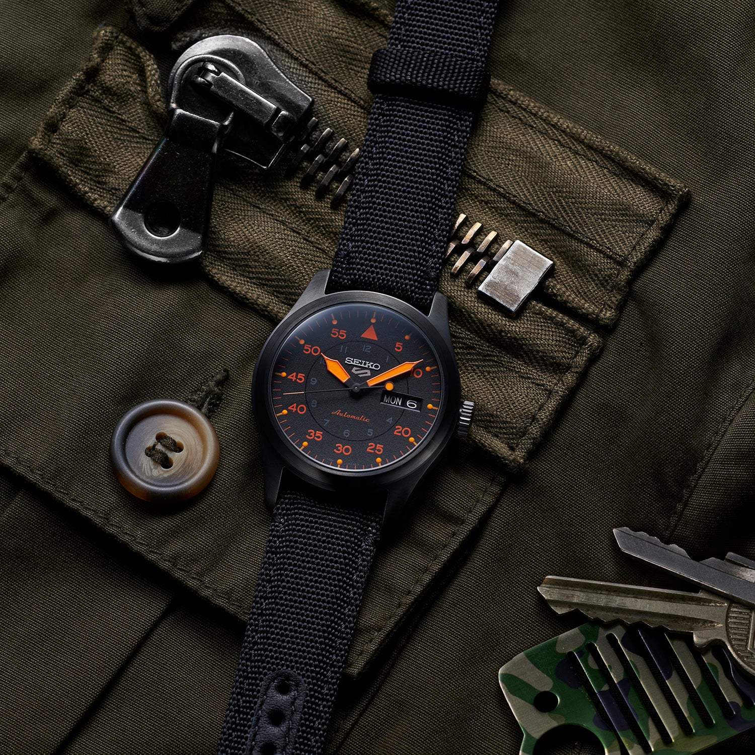 Seiko 5 Sports Flieger - SRPH33K1 - Image 2