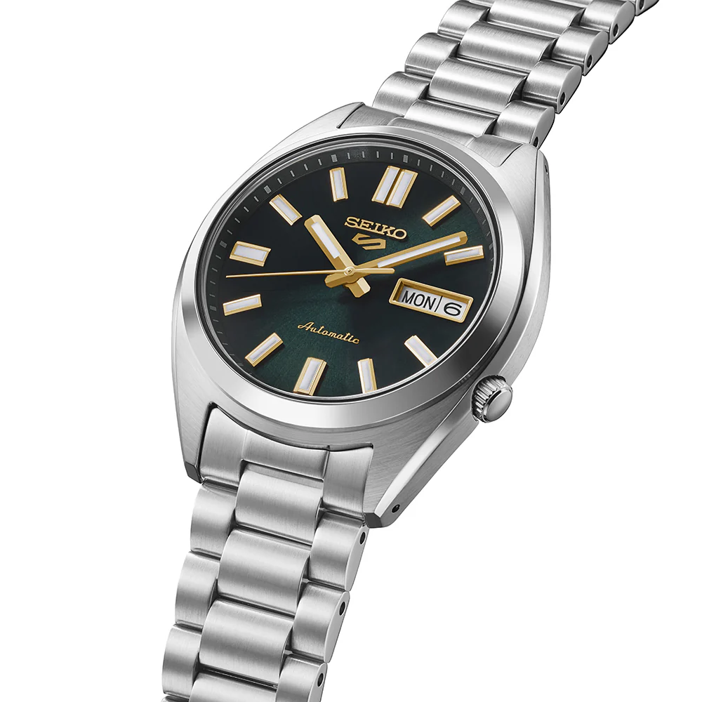Seiko 5 Sports SNXS Vintage Gold Collection – in ‘Green Tie’ - SRPL57K1 - Image 2